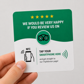 Tapora TripAdvisor NFC Card – Bewertungskarte
