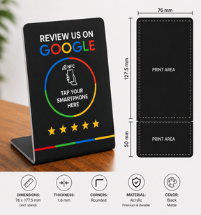 Tapora Google Review – NFC Bewertungsaufsteller